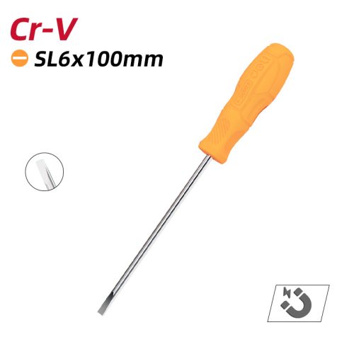 DELI Lapos csavarhúzó 6x100mm DL6261001