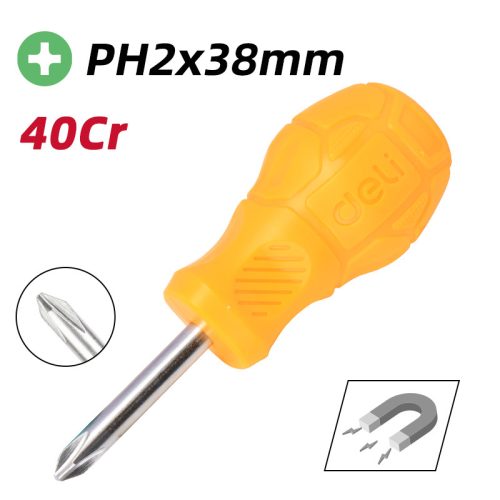 DELI Philips csavarhúzó PH2x38mm DL626038