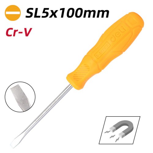 DELI Lapos csavarhúzó 5x100mm DL6251001