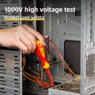 DELI Szigetelt Philips csavarhúzó PH1x80mm DL514080