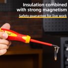 DELI Szigetelt Philips csavarhúzó PH1x80mm DL514080