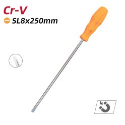 DELI Lapos csavarhúzó 8x250mm DL6282501