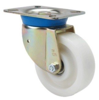 Kerék fehér poliamid,forgó 150mm