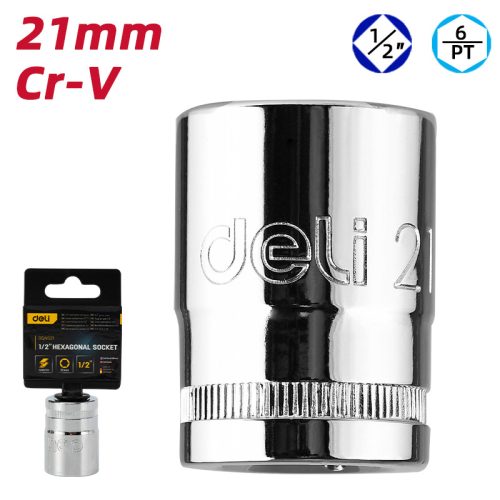 DELI Dugókulcs 1/2" 21mm DQ4021