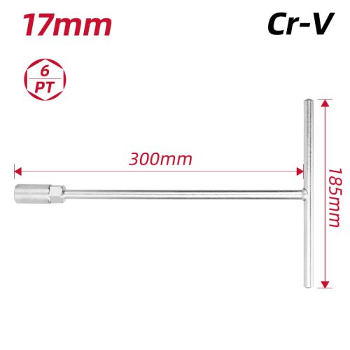 DELI T-dugókulcs 17mm DL17