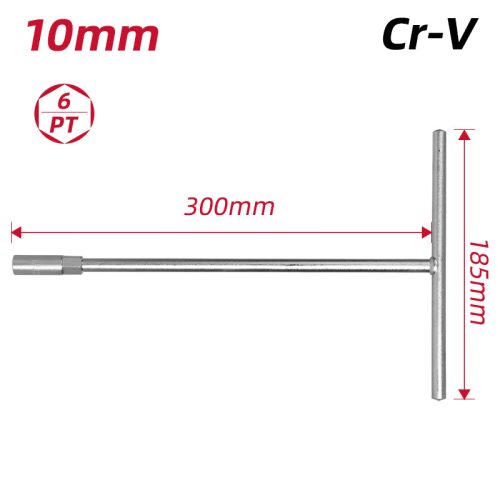 DELI T-dugókulcs 10mm DL10
