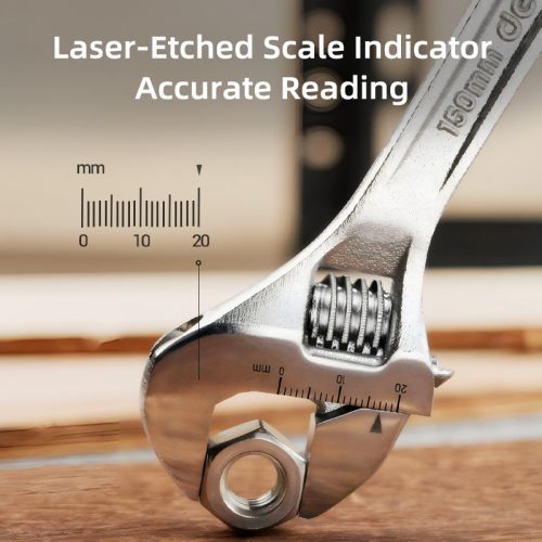 DELI Állítható villáskulcs 6" 150mm DL006A