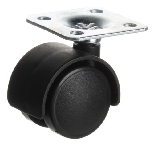 Bútorgörgő 30mm műa. házas talpas szürke gumis