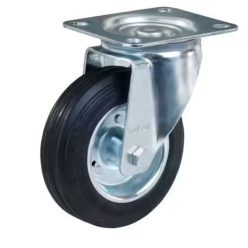 Kerék gumis,forgó,talpas 200mm