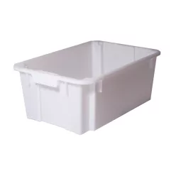 Fehér húsipari láda