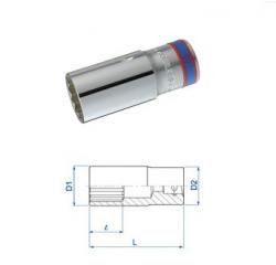 King tony kézi hosszú dugókulcsfej 1/2coll 20mm 12* crv