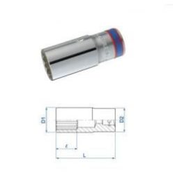 King tony kézi hosszú dugókulcsfej 1/2coll 32mm 12* crv