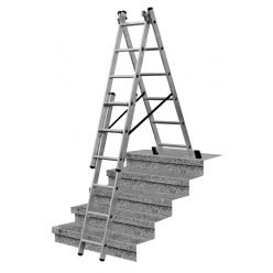 Krause Corda háromrészes létra 3x6fok