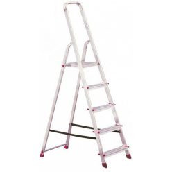   Krause Corda lépcsőfokos háztartási állólétra 4+1 fokos