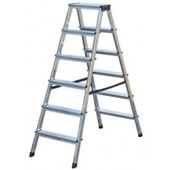   Krause "MONTO DOPPLO" két oldalon járható lépcsőfokos állólétra 2X6