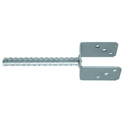 Oszloptartó betonozható 141x100x60mm 214302