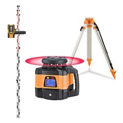   Geo FL 150H-G forgó lézer + FS 30-M állvánx + BS 15-0 szintezőléc