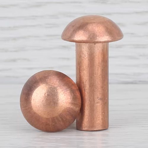 Réz szegecsek 5x12 fg. vörösréz