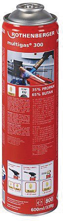 Rothenberger Multigas 300/600ml palack