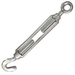 Saválló huzalfeszítő M12 kampó-szem A4