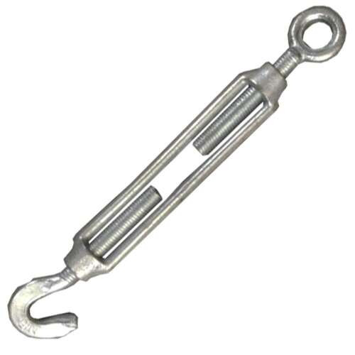 Saválló huzalfeszítő M12 kampó-szem A4