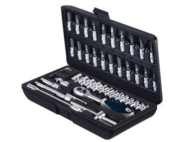 3E Raxx dugókulcs készlet 1/4" 46 részes 