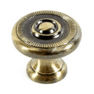 Bútorgomb 28mm antik réz