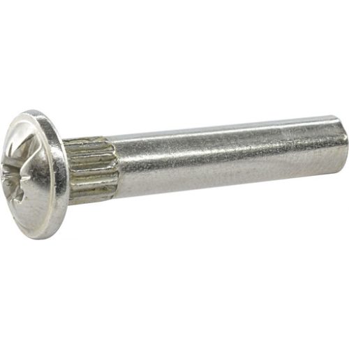 Bútorösszehúzó hüvely M4x15 nikkelezett