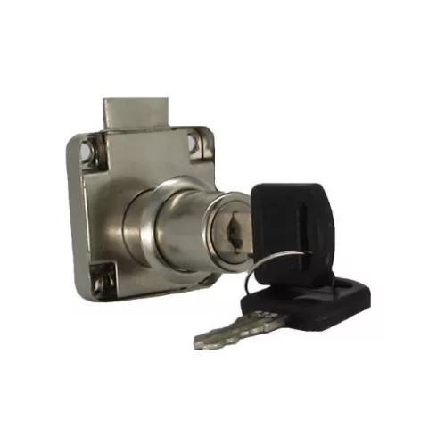 Bútorzár rászegezős 25mm műa.kulcsfej cik.1530200