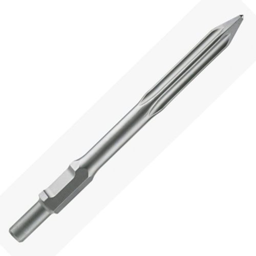 PRO HEX 19-4C hegyesvéső, 400 mm, hatlapú befogószárral, visszafordított gallérral