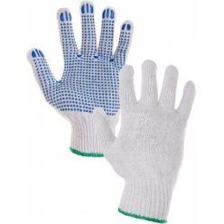 FALO 0001-X5/10 PE-KÖTÖTT, PVC PÖTTYÖS KESZTYŰ (10)