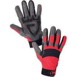 CXS SHARK 0002-109 KESZTYŰ, PIROS/FEKETE,TÉPŐZÁRAS (9)