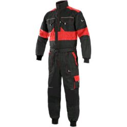 ROBERT 1013-56 OVERÁL, FEKETE/PIROS (56)