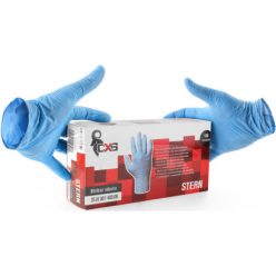 STERN 0006-9L 9-ES 1X HASZN.KÉK NITRIL, PUDERMENTES (9)