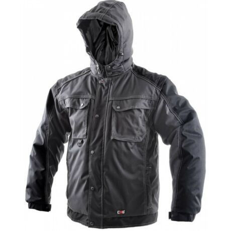 IRVINE 1397-SC 2XL BÉLELT KABÁT, LEVEHETŐ UJJAKKAL SZÜRKE/FEKETE (2XL)