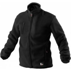 OTAWA 1374- XL FLEECE KABÁT, FEKETE (XL)