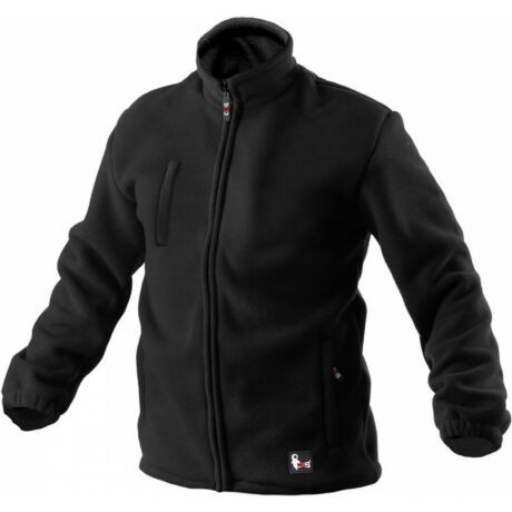OTAWA 1374-3XL FLEECE KABÁT, FEKETE (3XL)