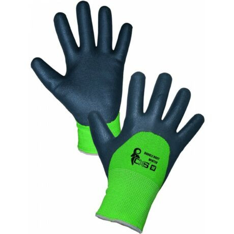 ROXY DOUBLE WINTER 0003-5X DUPLÁN NITRILBE MÁRTOTT KESZTYŰ 10-ES (10)