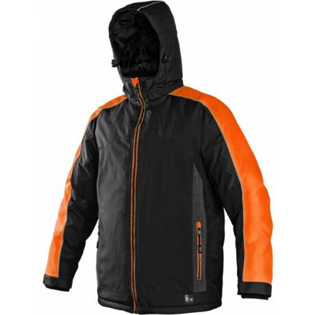 BRIGHTON TÉLI KABÁT 121007880397  3XL  FEKETE/NARANCS (3XL)
