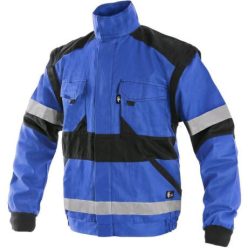   LUXY BRIGHT 101002841164 FÉNYVISSZAVERŐ CSÍKOS KABÁT KÉK/ FEKETE (64)