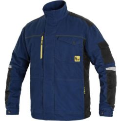 STRETCH 1010027441-64 FÉRFI KABÁT SÖTÉTKÉK/ FEKETE (64)