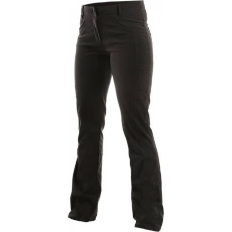 ELEN 1305-DCN48 női fekete derekas nadrág (48)