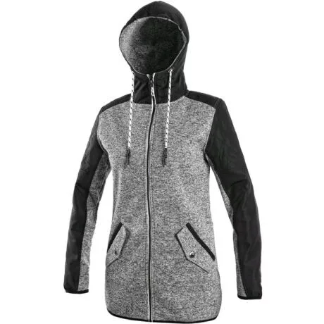 CAPE 129010271095 NŐI PULÓVER SZÜRKE/ FEKETE  XL (XL)