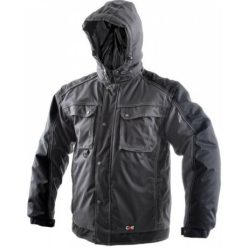   IRVINE 1397-SC 5XL BÉLELT KABÁT, LEVEHETŐ UJJAKKAL SZÜRKE/FEKETE (5XL)