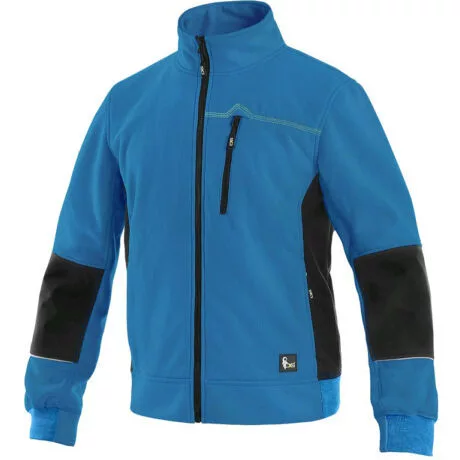 TEXAS 152013644095-XL  FÉRFI CIPZÁRAS PULÓVER VILÁGOSKÉK (XL)