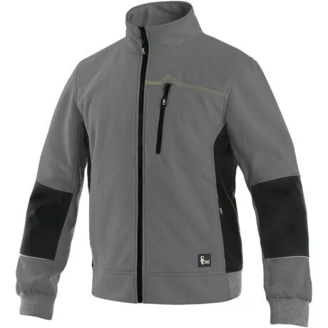 TEXAS 152013671095-XL  FÉRFI CIPZÁRAS PULÓVER SZÜRKE (XL)