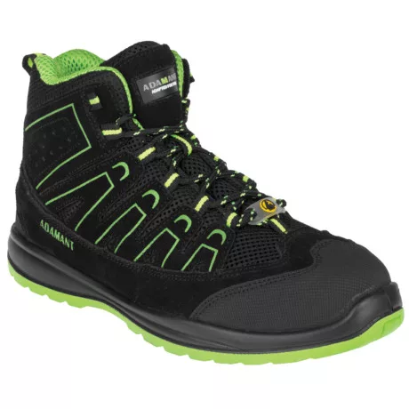 ADAMANT ALEGRO BAKANCS C91200v65-45 S1P ESD, FEKETE/ZÖLD (45)