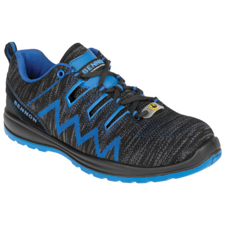 KNITTER SZANDÁL 0642020720-40  ESD S1 SRC SZÜRKE/ KÉK (40)