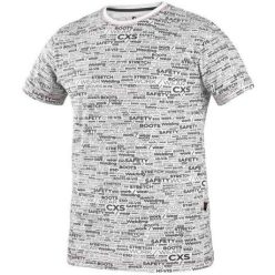 DARREN 161020010994-L PÓLÓ CXS LOGÓVAL, FEHÉR (L)