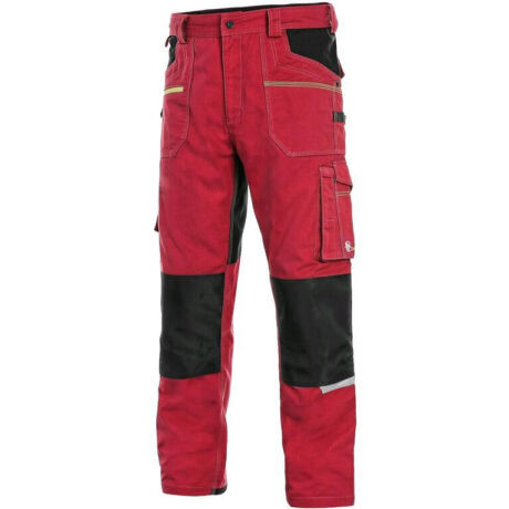 STRETCH 1020027260-56  FÉRFI DEREKAS NADRÁG PIROS/FEKETE (56)